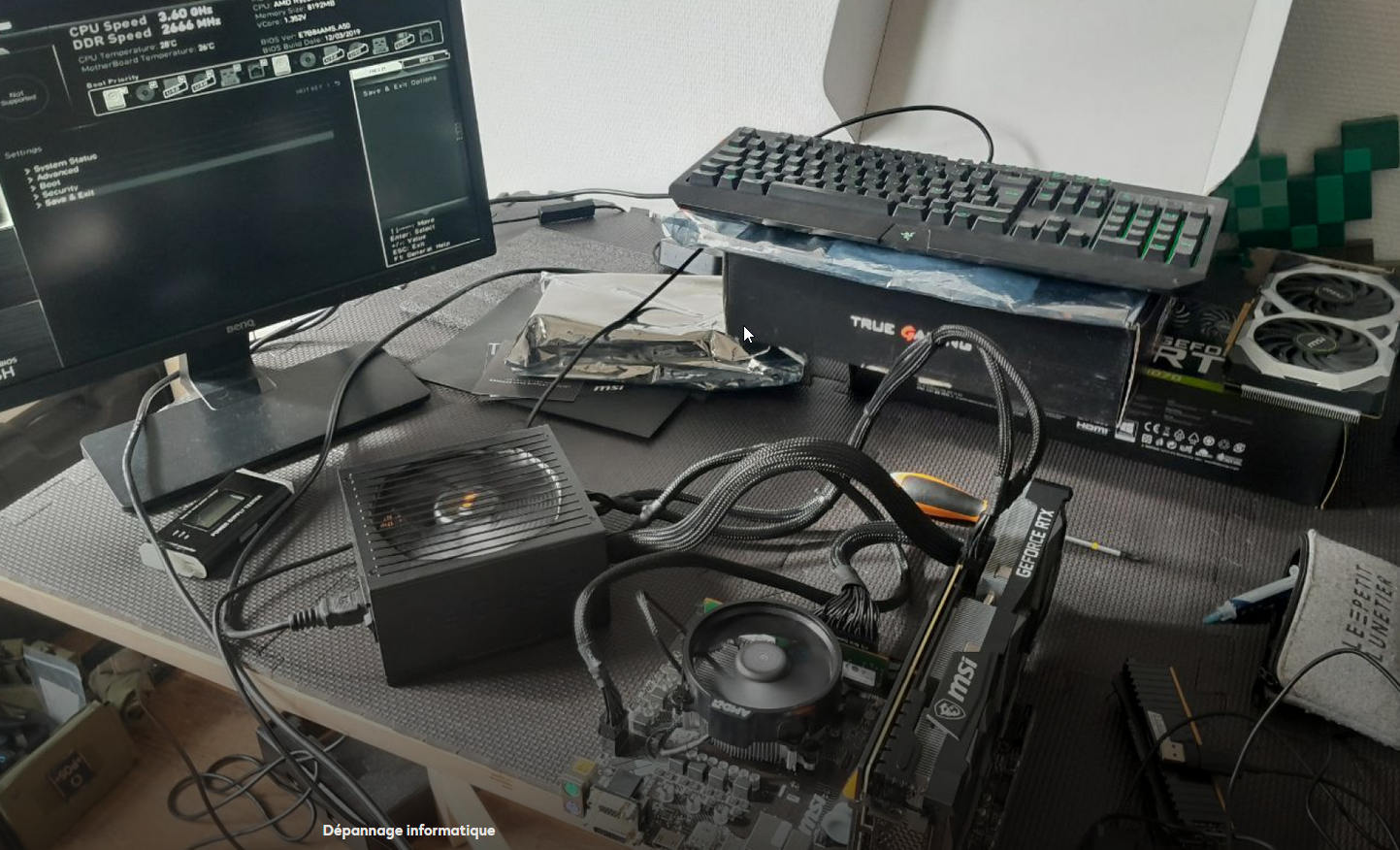 Diagnostic d'une carte graphique